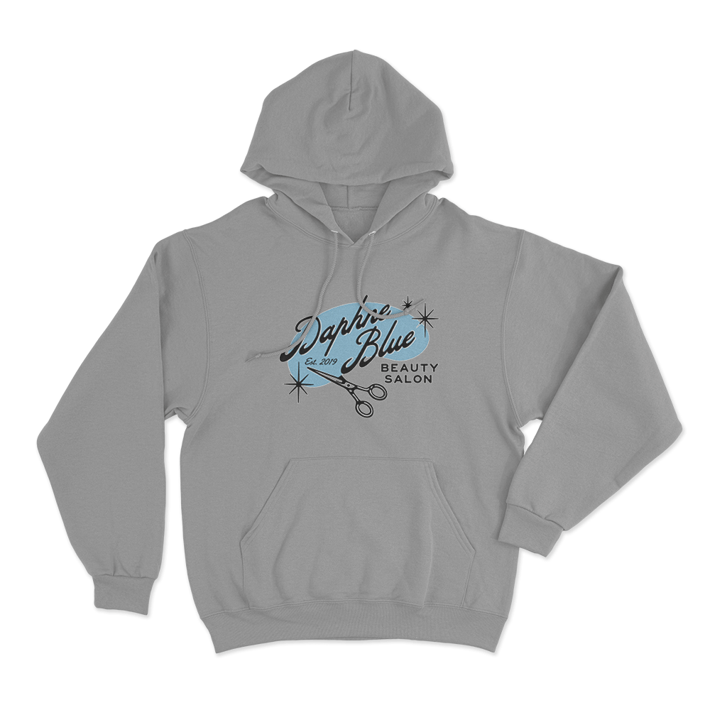 Daphne Blue Unisex Hoodie Grey Daphne Blue Unisex Hoodie Grey