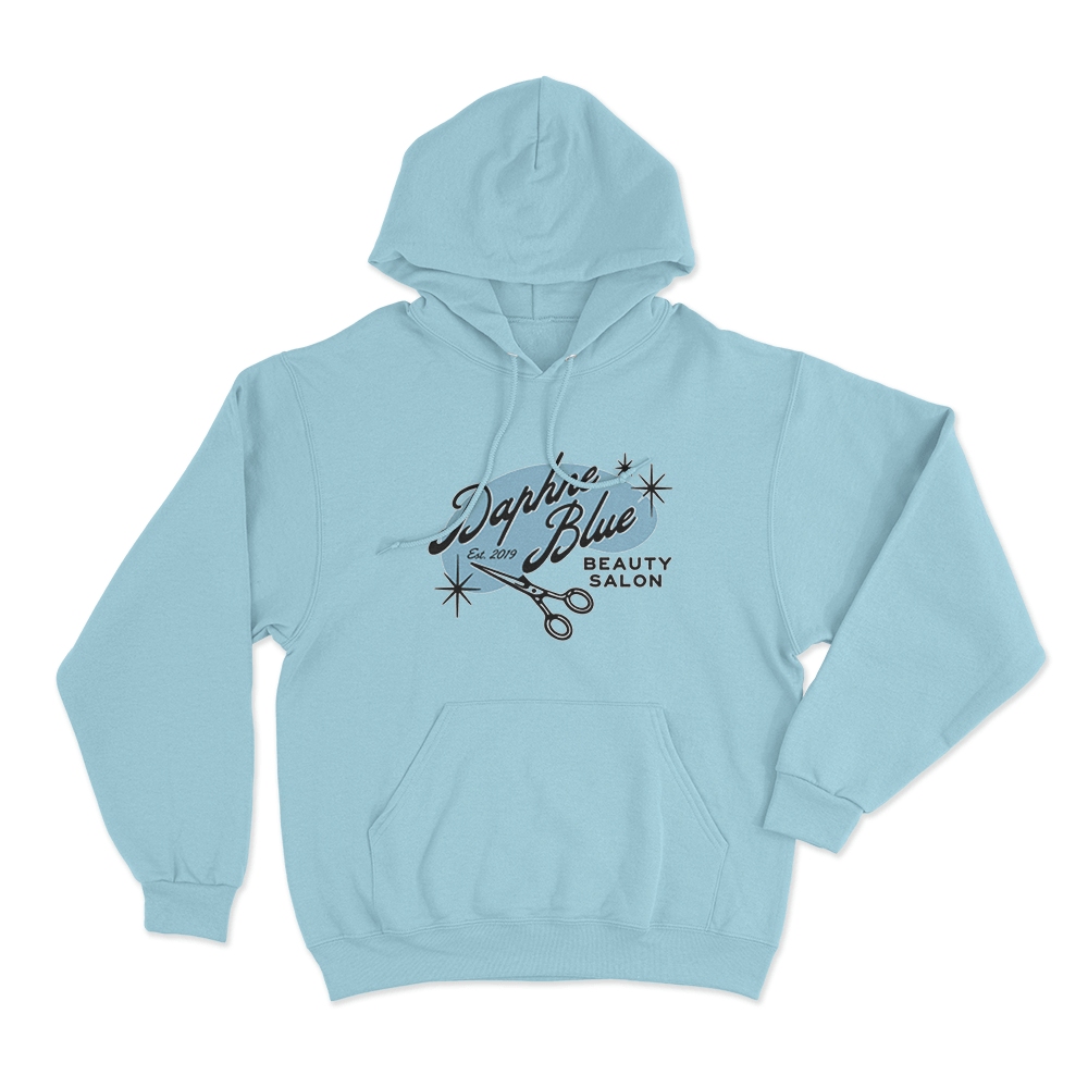 Daphne Blue Unisex Hoodie Sky Blue Daphne Blue Unisex Hoodie Sky Blue