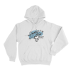 Daphne Blue Unisex Hoodie White