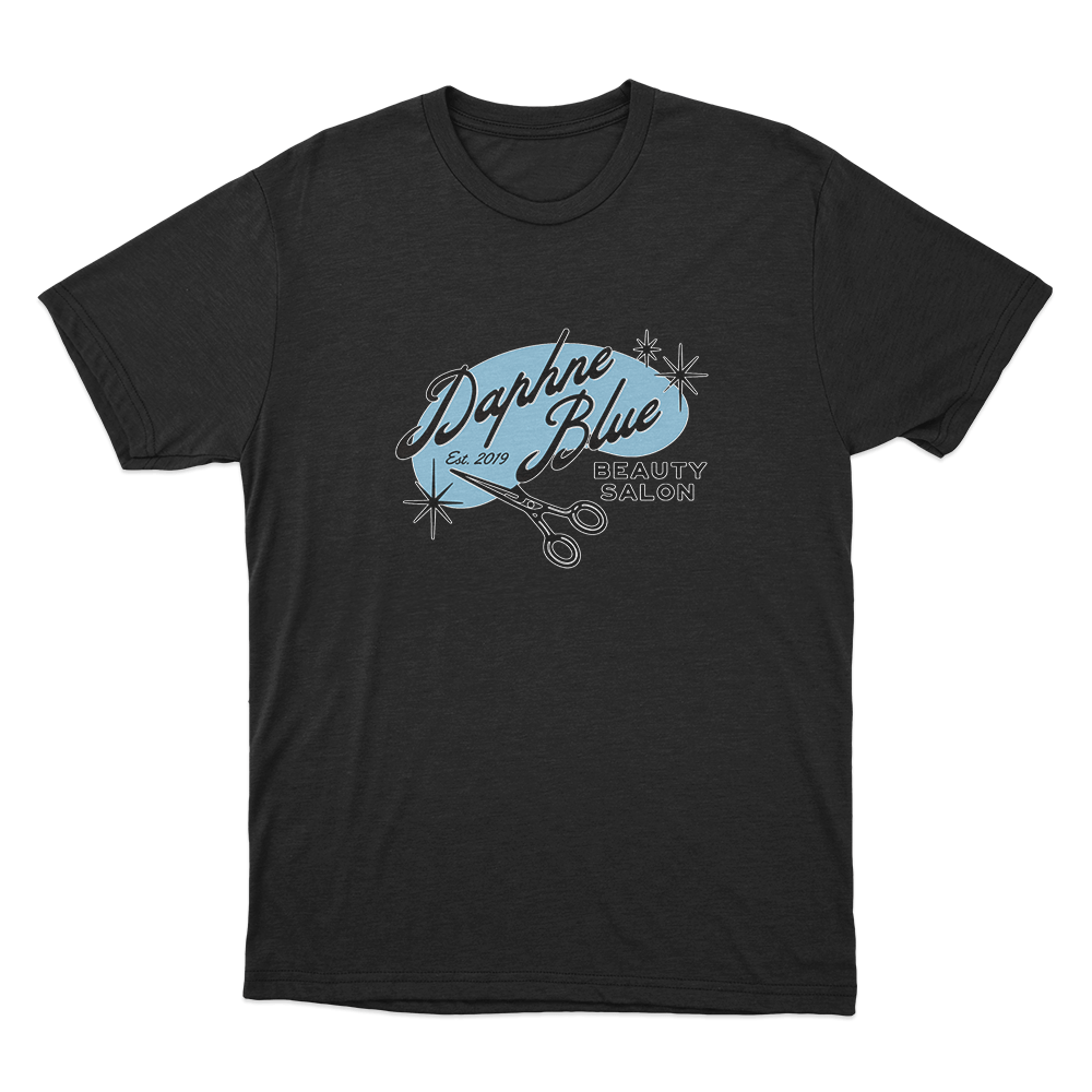 Daphne Blue Unisex T Shirt Black Daphne Blue Unisex T Shirt Black