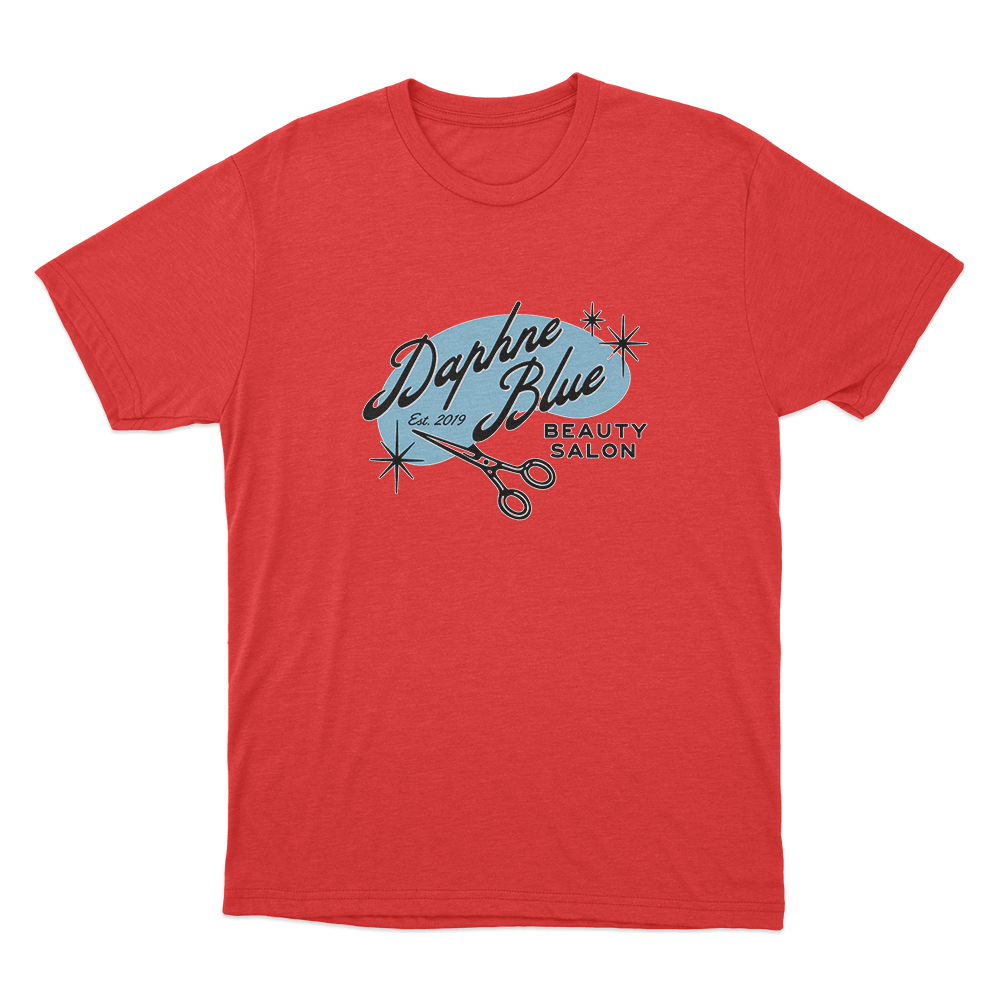 Daphne Blue Unisex T Shirt Red Daphne Blue Unisex T Shirt Red
