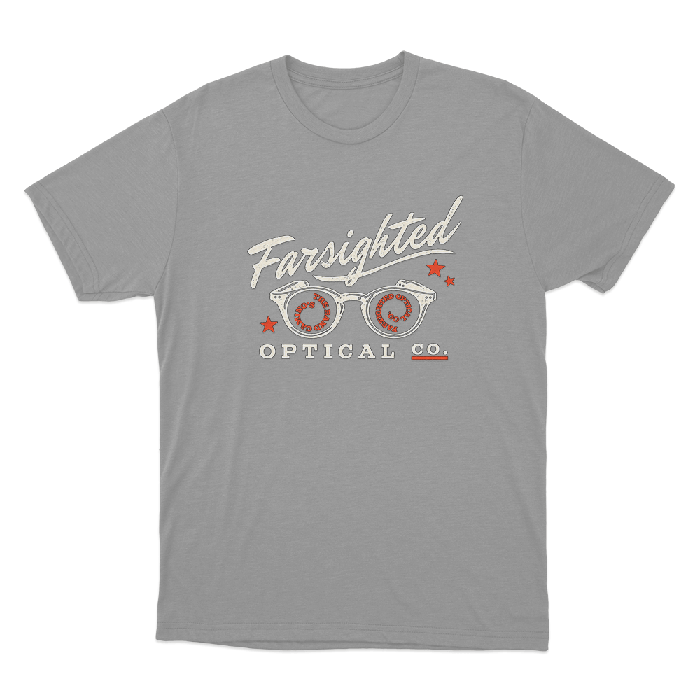 Farsighted Unisex T Shirt Grey Farsighted Unisex T Shirt Grey