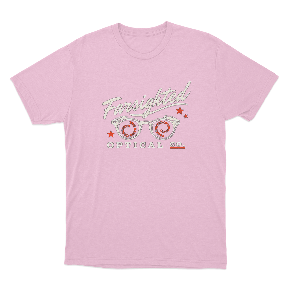 Farsighted Unisex T Shirt Pink Farsighted Unisex T Shirt Pink