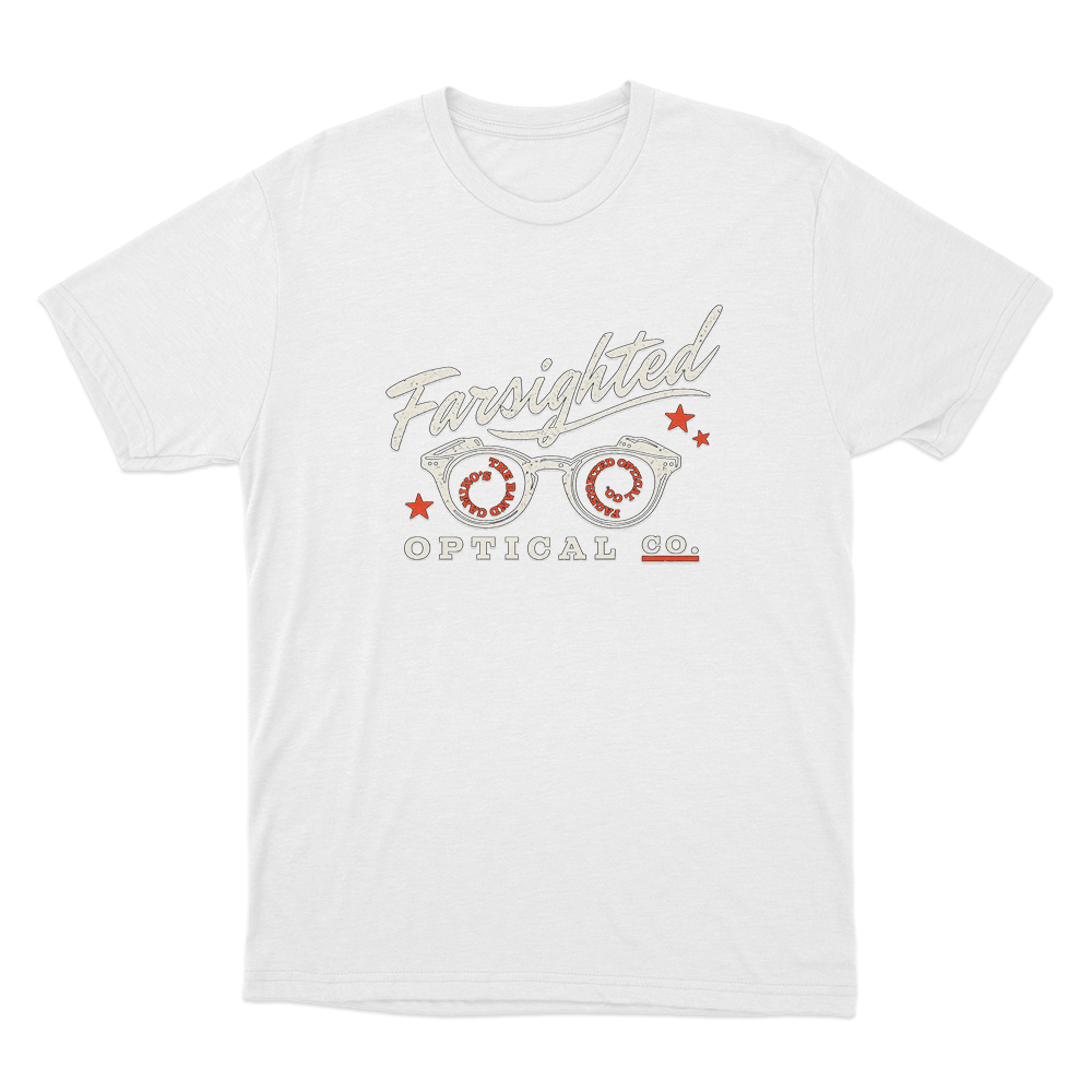 Farsighted Unisex T Shirt White Farsighted Unisex T Shirt White