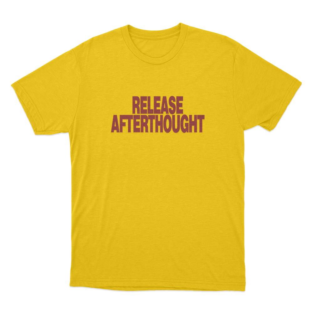 Release Unisex T Shirt Yellow Release Unisex T Shirt Yellow