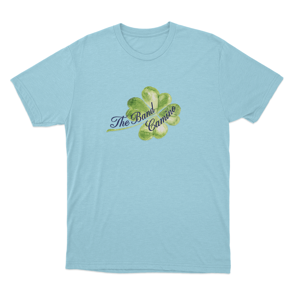 The Band Camino Clover Unisex T Shirt Sky Blue The Band Camino Clover Unisex T Shirt Sky Blue
