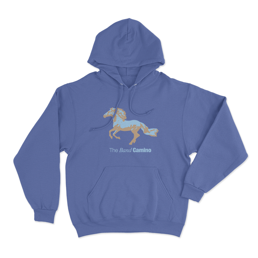 The Band Camino Horse Unisex Hoodie Blue The Band Camino Horse Unisex Hoodie Blue