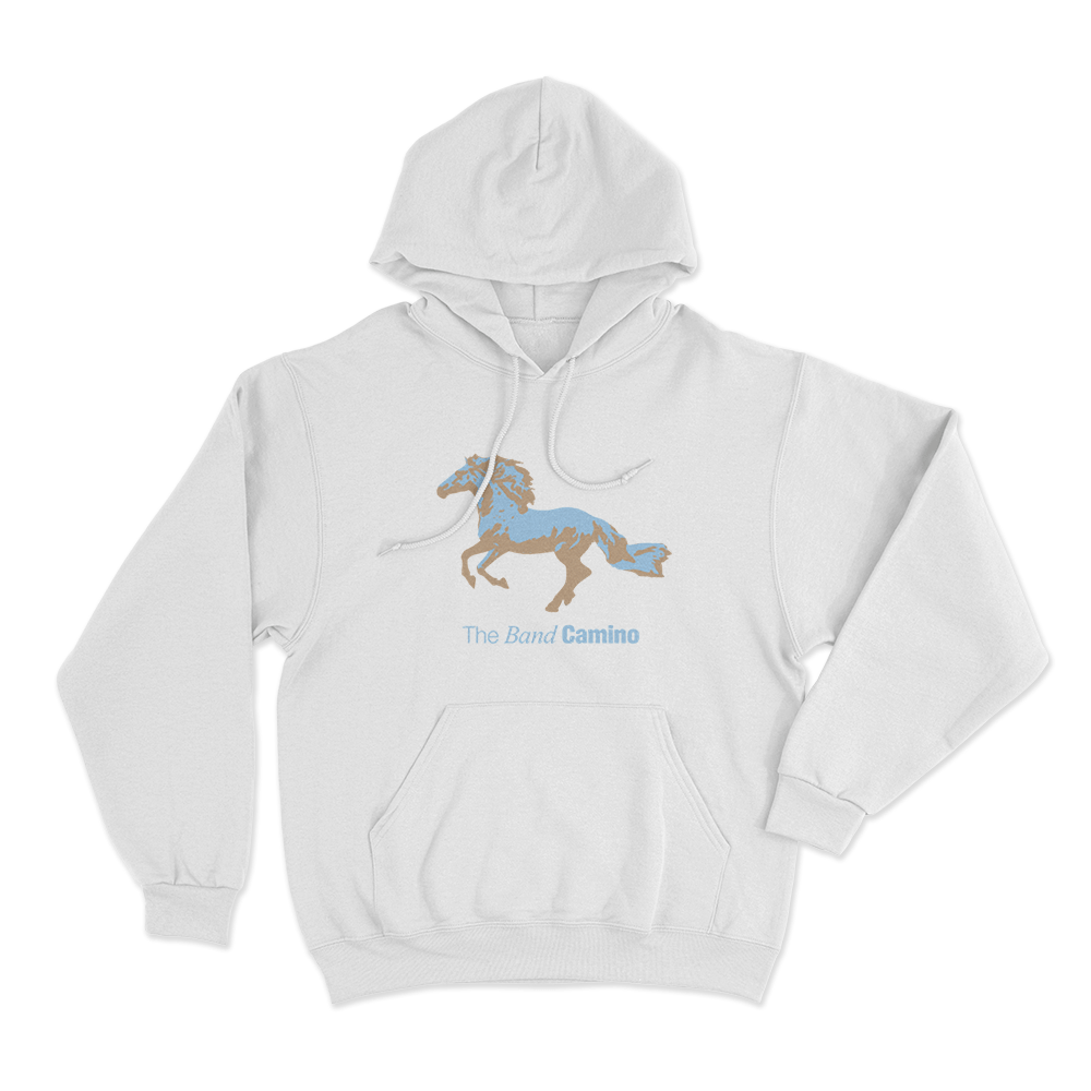The Band Camino Horse Unisex Hoodie White The Band Camino Horse Unisex Hoodie White