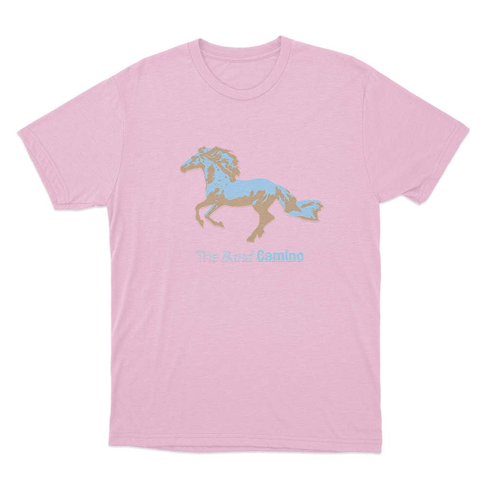 The Band Camino Horse Unisex T Shirt Pink The Band Camino Horse Unisex T Shirt Pink