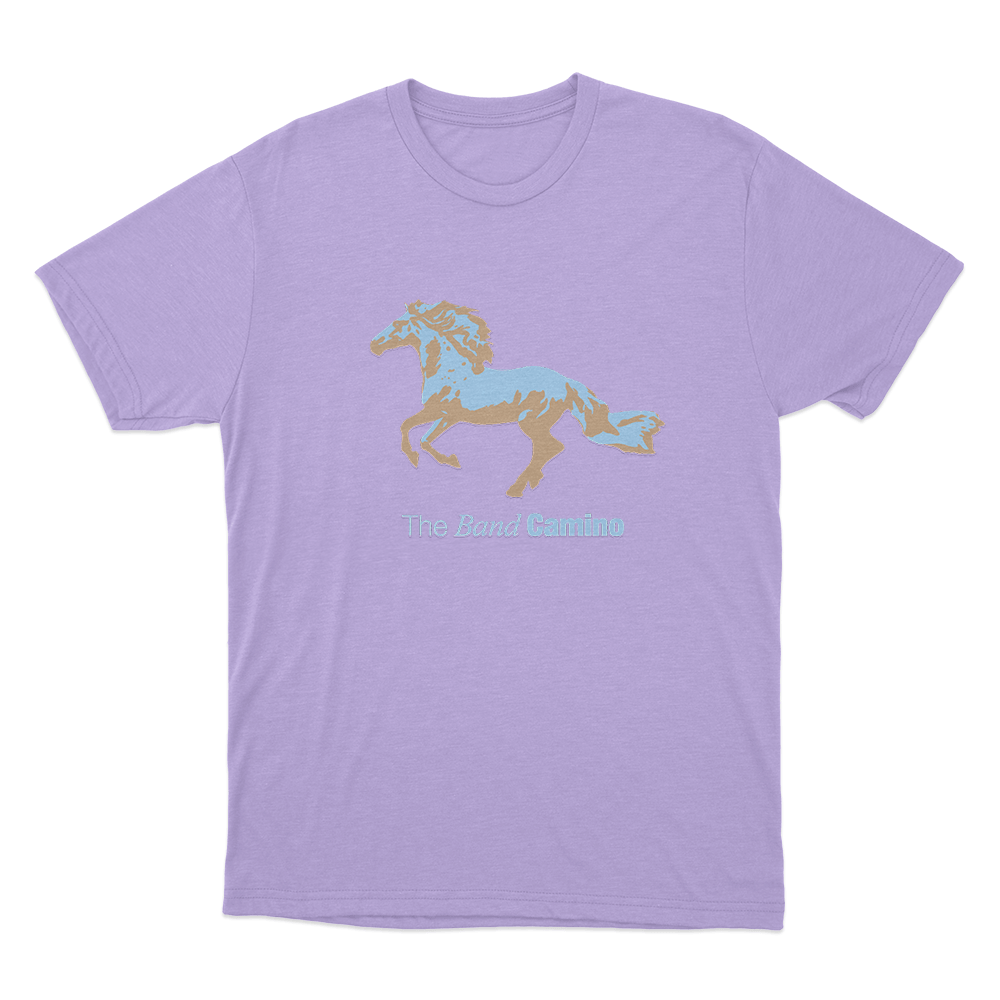 The Band Camino Horse Unisex T Shirt Purple The Band Camino Horse Unisex T Shirt Purple