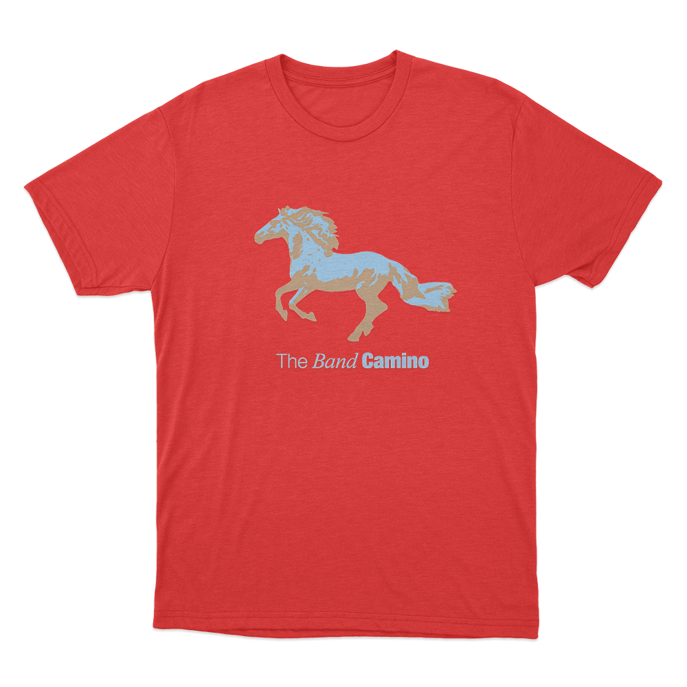 The Band Camino Horse Unisex T Shirt Red The Band Camino Horse Unisex T Shirt Red