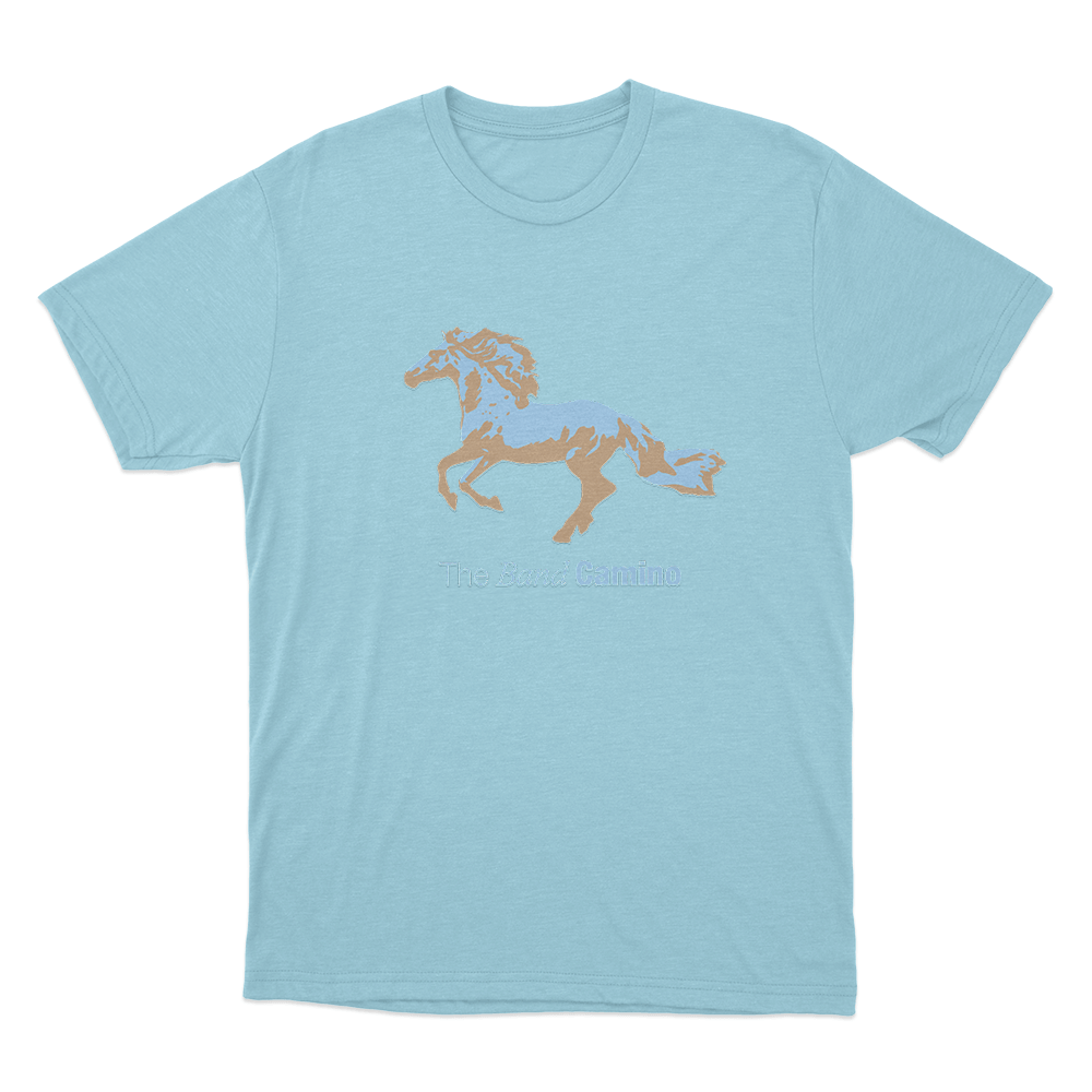 The Band Camino Horse Unisex T Shirt Sky Blue The Band Camino Horse Unisex T Shirt Sky Blue