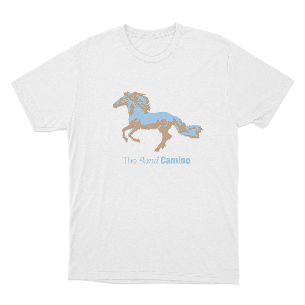 The Band Camino Horse Unisex T Shirt White The Band Camino Horse Unisex T Shirt White