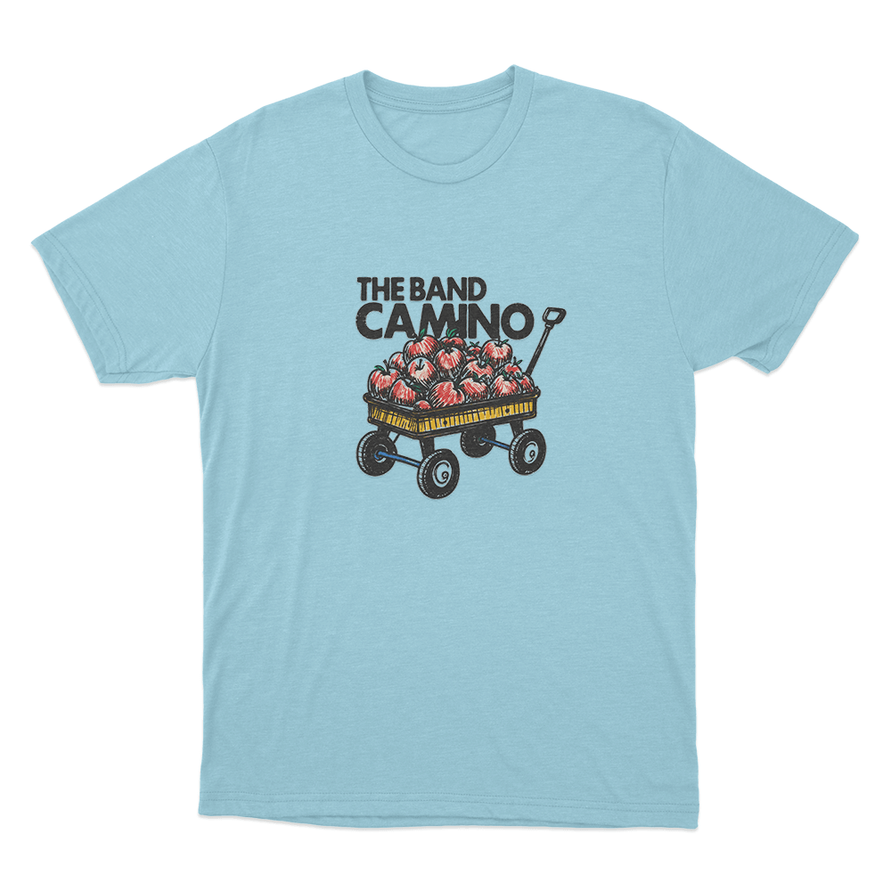 The Band Camino Wagon Unisex T Shirt Sky Blue The Band Camino Wagon Unisex T Shirt Sky Blue