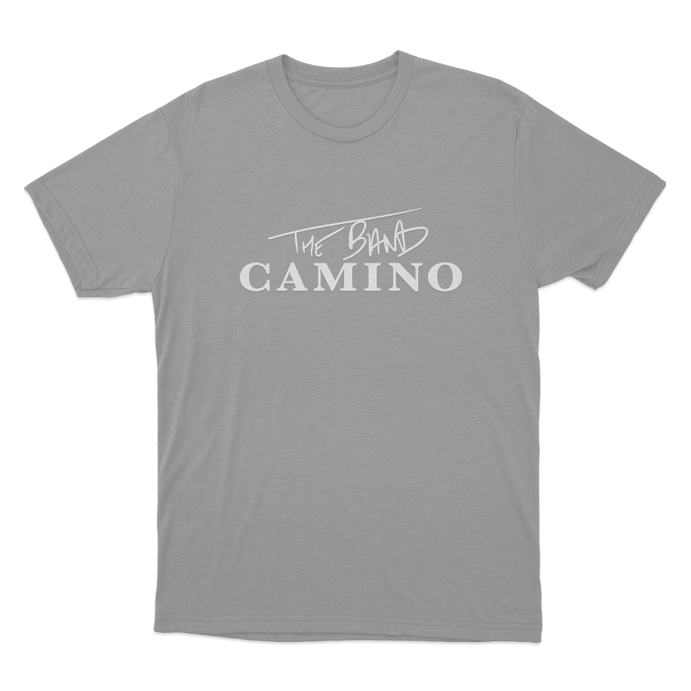 The Band Camino logo Unisex T Shirt Grey The Band Camino logo Unisex T Shirt Grey