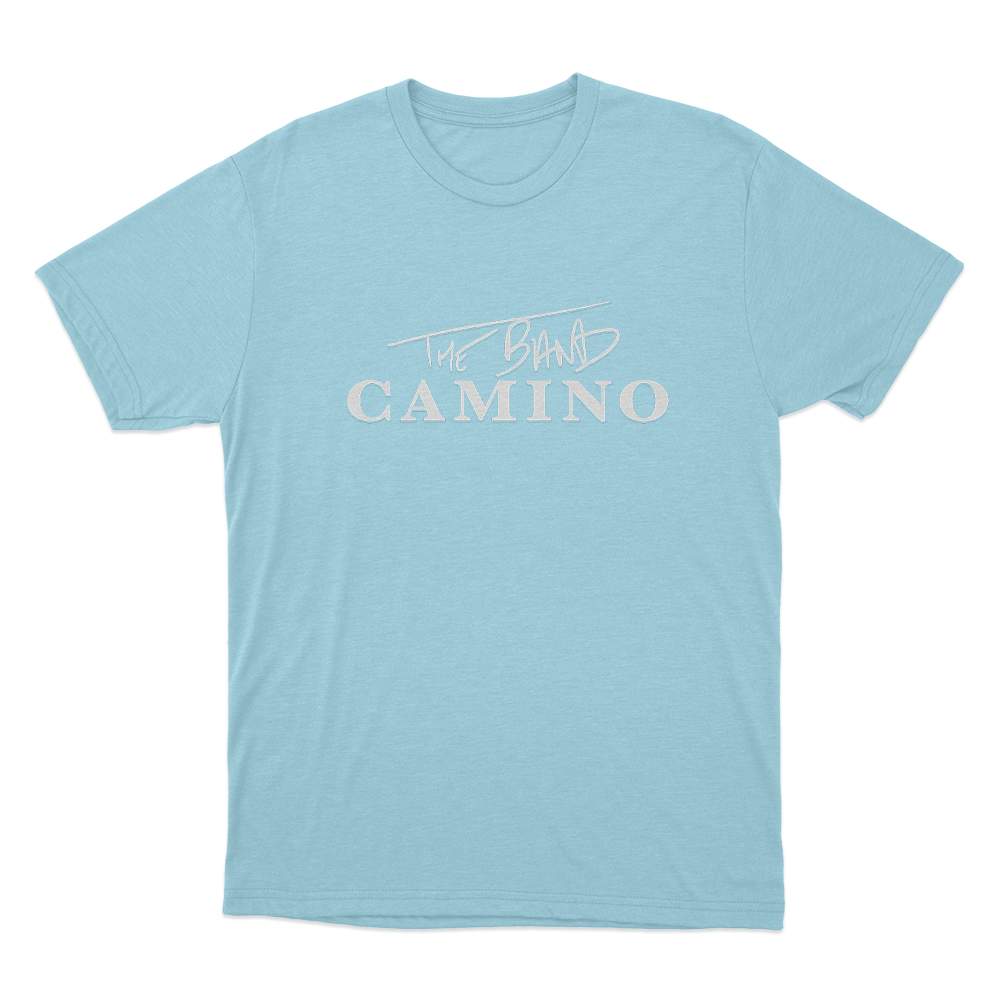 The Band Camino logo Unisex T Shirt Sky Blue The Band Camino logo Unisex T Shirt Sky Blue
