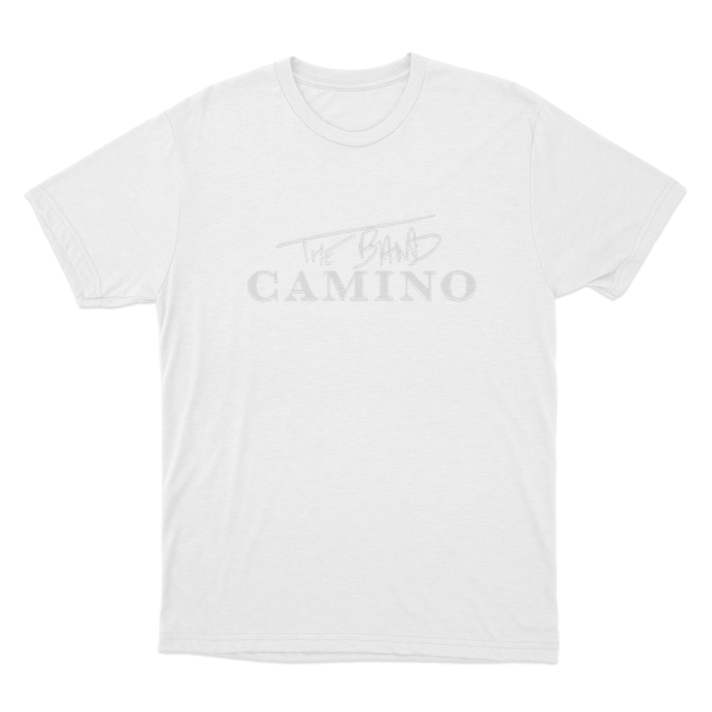 The Band Camino logo Unisex T Shirt White The Band Camino logo Unisex T Shirt White