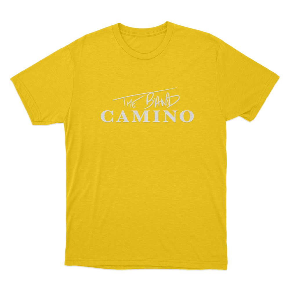 The Band Camino logo Unisex T Shirt Yellow The Band Camino logo Unisex T Shirt Yellow